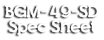 BGM-49-SD Spec Sheet