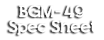 BGM-49 Spec Sheet